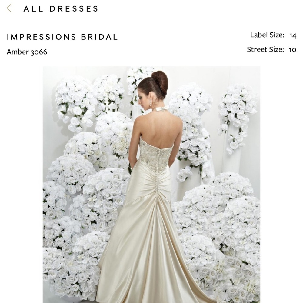 Impressions Wedding Gown. Style- Amber 3066